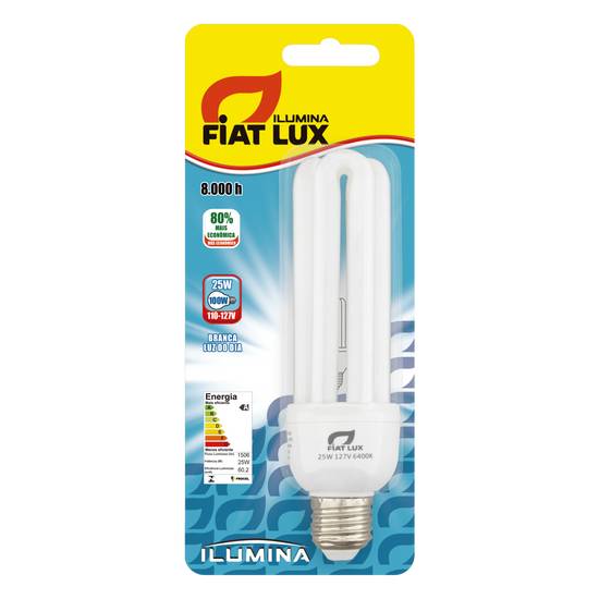Fiat lux lâmpada fluorescente ilumina 25w/127v