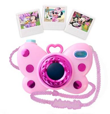 Disney Junior Minnie Mouse Picture Perfect Play Camera, 5.25 Inch, Pink