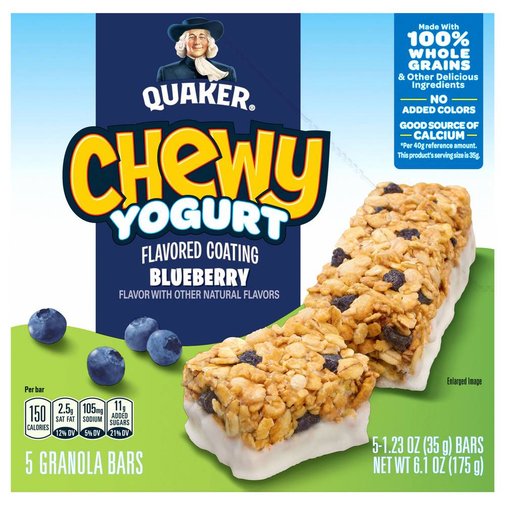 Quaker Chewy Yogurt Granola Bars (blueberry)