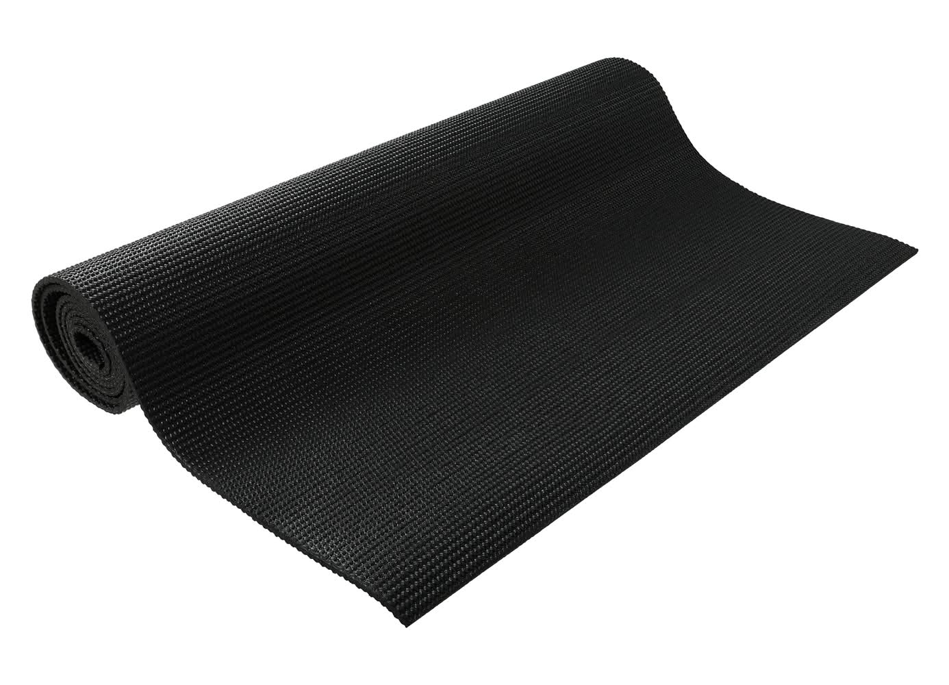 Series-8 Fitness Yoga Mat, 6 mm, Black