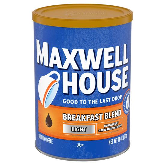 Maxwell House Ground Light Breakfast Blend Coffee (11 oz)