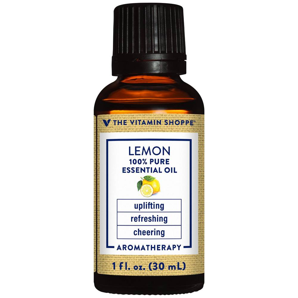 Lemon - 100% Pure Essential Oil - Uplifting, Refreshing, & Cheering Aromatherapy (1 Fl. Oz.)