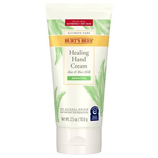 Burt's Bees Ultimate Care Aloe & Rice Milk Sensitive Healing Hand Cream