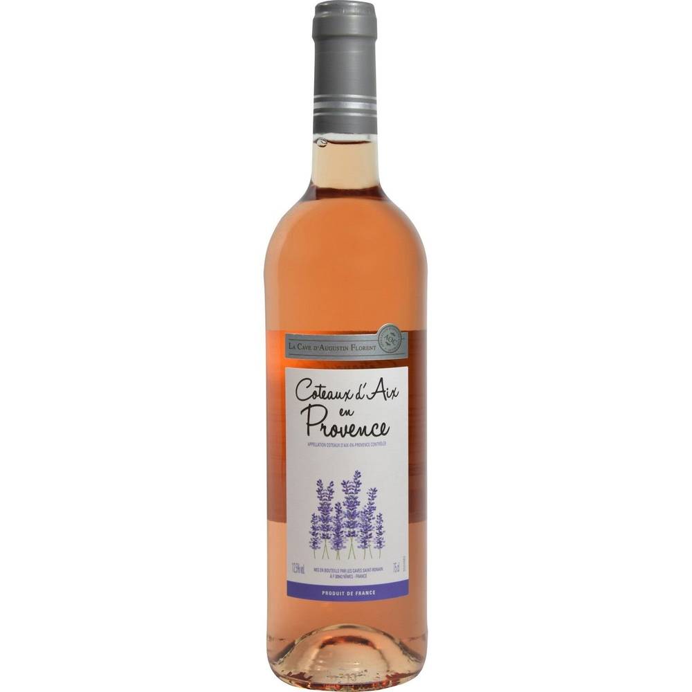 La Cave d'Augustin Florent - Vin rosé coteaux d'aix en Provence AOP (750 ml)