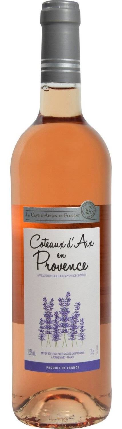 La Cave d'Augustin Florent - Vin rosé coteaux d'aix en provence aop (750ml)