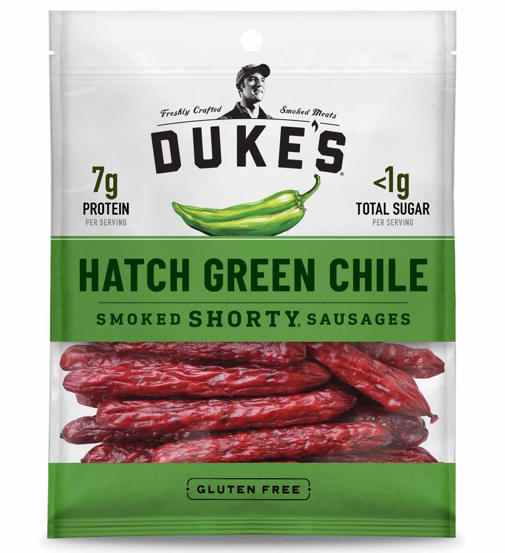 Duke's Hatch Green Chile Smoked Shorty Sausages (5 oz)