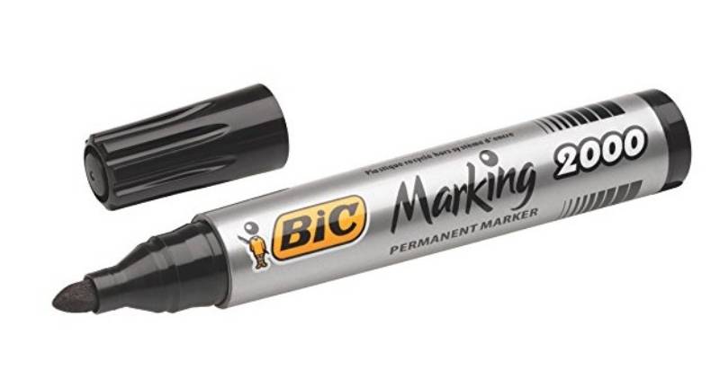 Marcador Permanente Preto Marking 2000 Bic