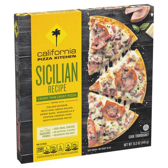 California Pizza Kitchen Sicilian Recipe Crispy Thin Crust