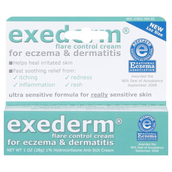Exederm For Eczema & Dermatitis Flare Control Cream