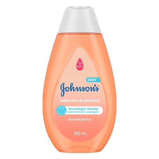 Johnson's baby sabonete líquido de glicerina
