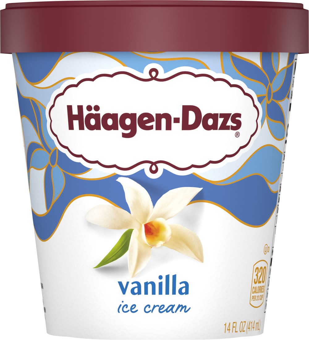 Häagen-Dazs Ice Cream, Vanilla (14 fl oz)