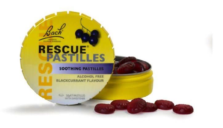Bach Blackcurrant, Rescue Soothing Pastilles (35 pack)