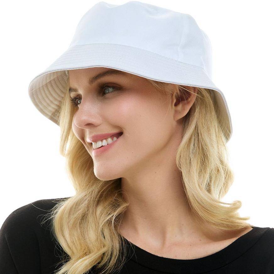 Classic White Bucket Hat