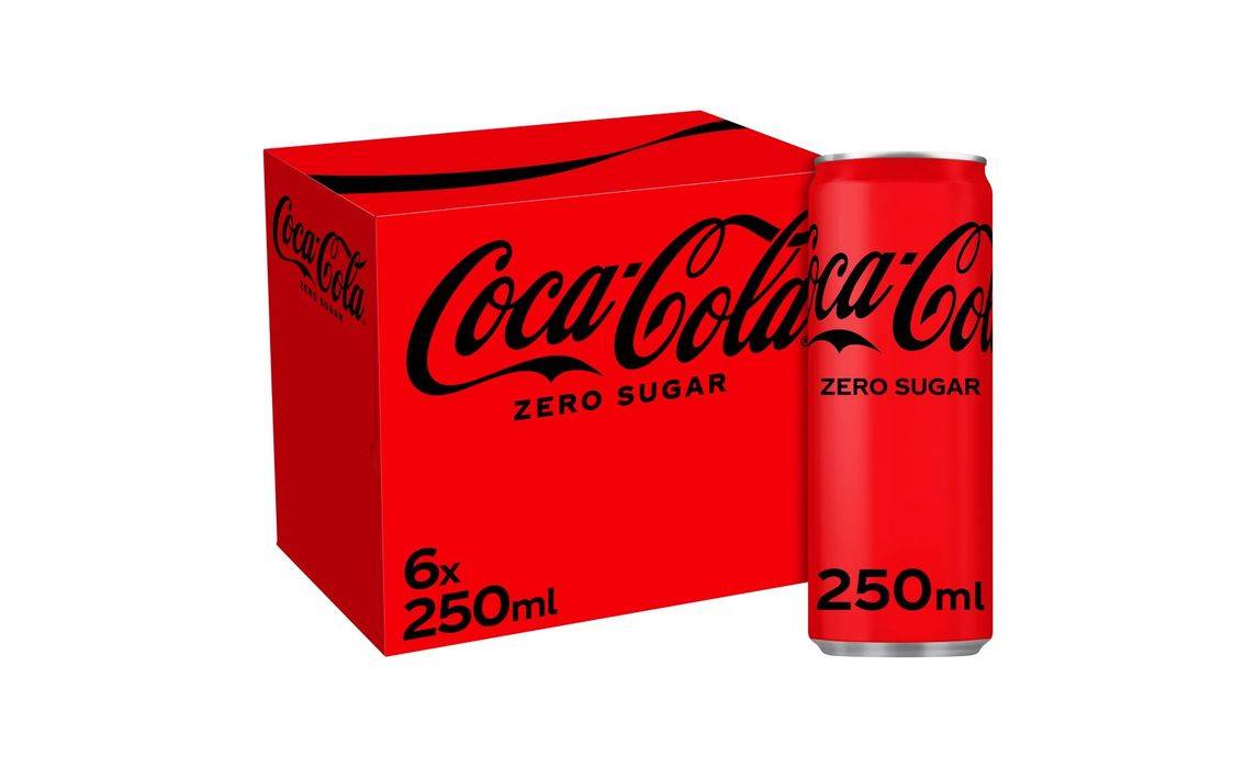 Coca-Cola Zero Sugar 6 X 250ml (405268)