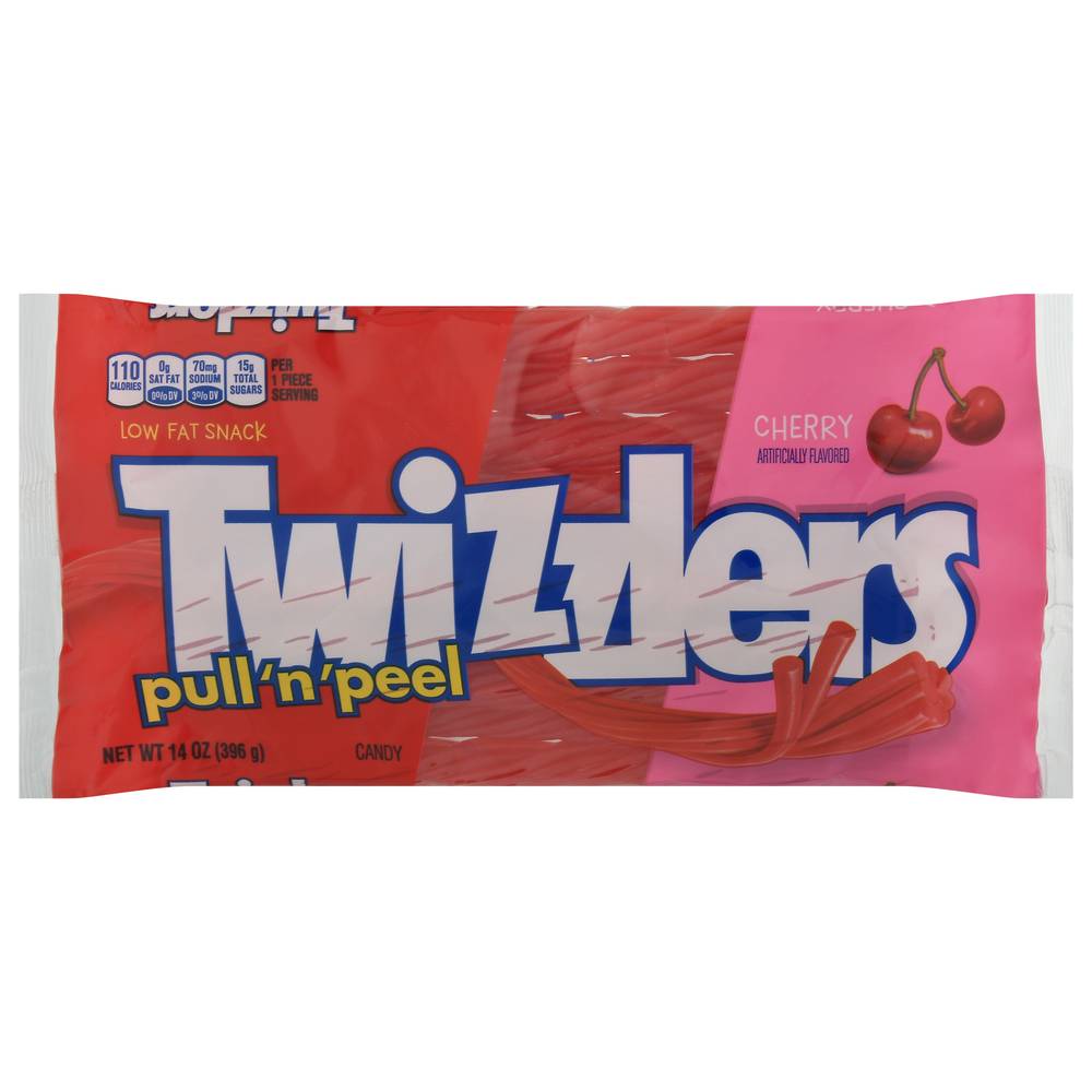 Twizzlers Pull N Peel Candy, Cherry (14 oz)