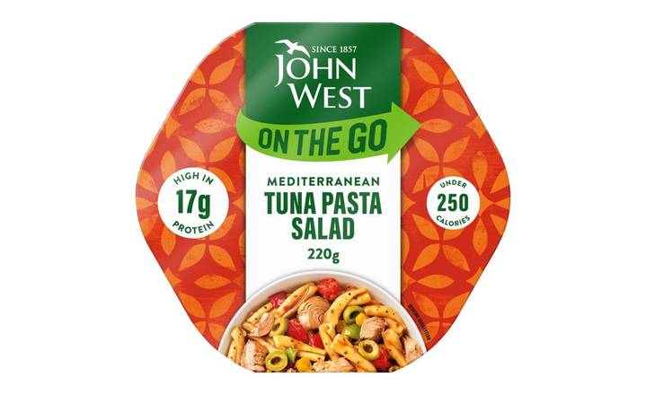 John West On The Go Mediterranean Tuna Pasta Salad 220g (365983)