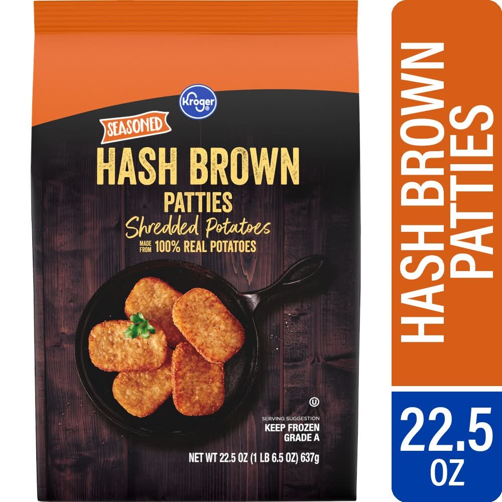 Kroger Seasoned Hash Brown Shredded Potato Patties (22.5 oz)