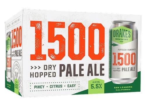 Drake's Brewing Company 1500 Dry Hopped Pale Ale Beer (6 x 12 fl oz)