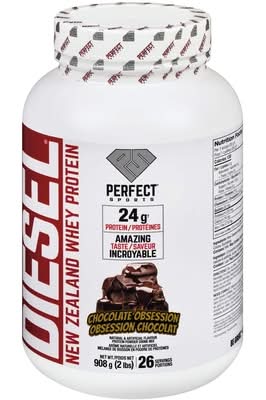 Diesel Obsession New Zealand Whey Protein Powders, Chocolate (908 g)