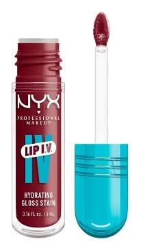 NYX Professional Makeup Lip Iv Hydrating Gloss Stain, 09 Blush Rush (0.16 fl oz)