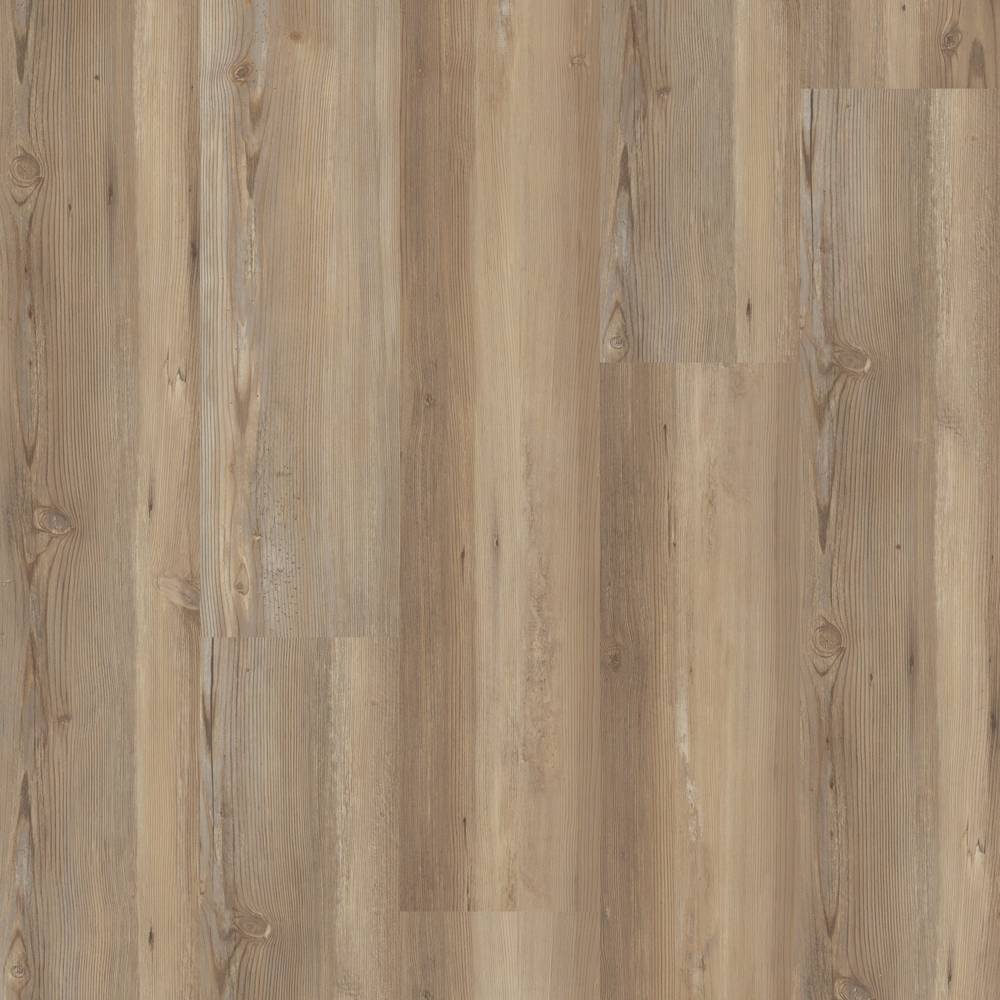 STAINMASTER Mecklenberg Pine Brown 12-mil x 7-in W x 48-in L Waterproof Interlocking Luxury Vinyl Plank Flooring (19.22-sq ft/ Carton) | LX95601159