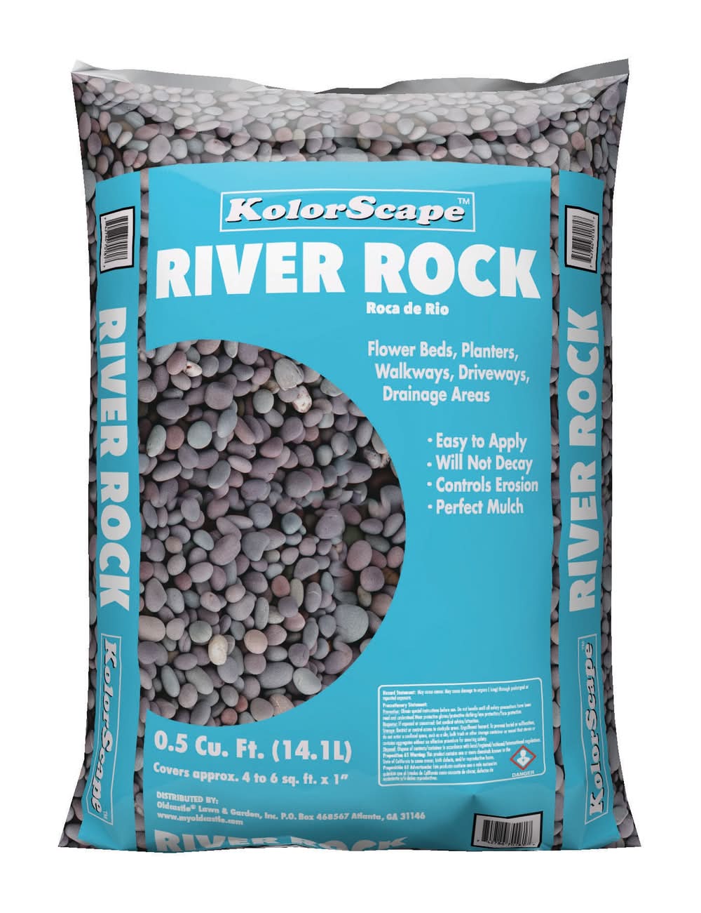 Kolor Scape 0.5 cu ft Multicolor River rock (0.5 - 3-in)