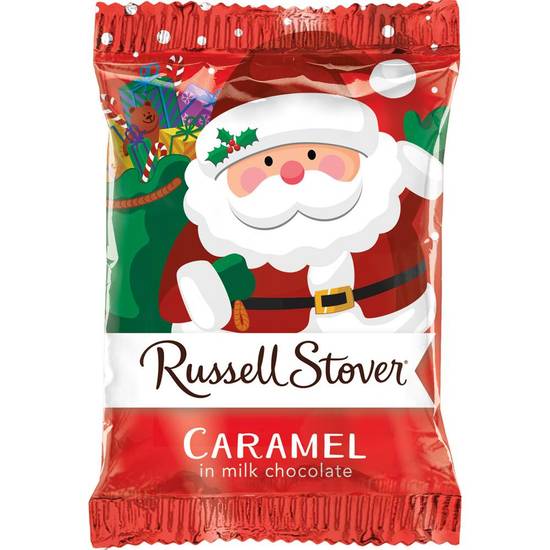 Order Russell Stover Milk Chocolate Caramel Santa - 1 oz food online from Rite Aid store, Costa Mesa on bringmethat.com