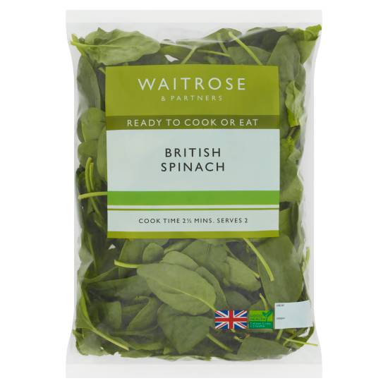 Waitrose Ready Washed Spinach