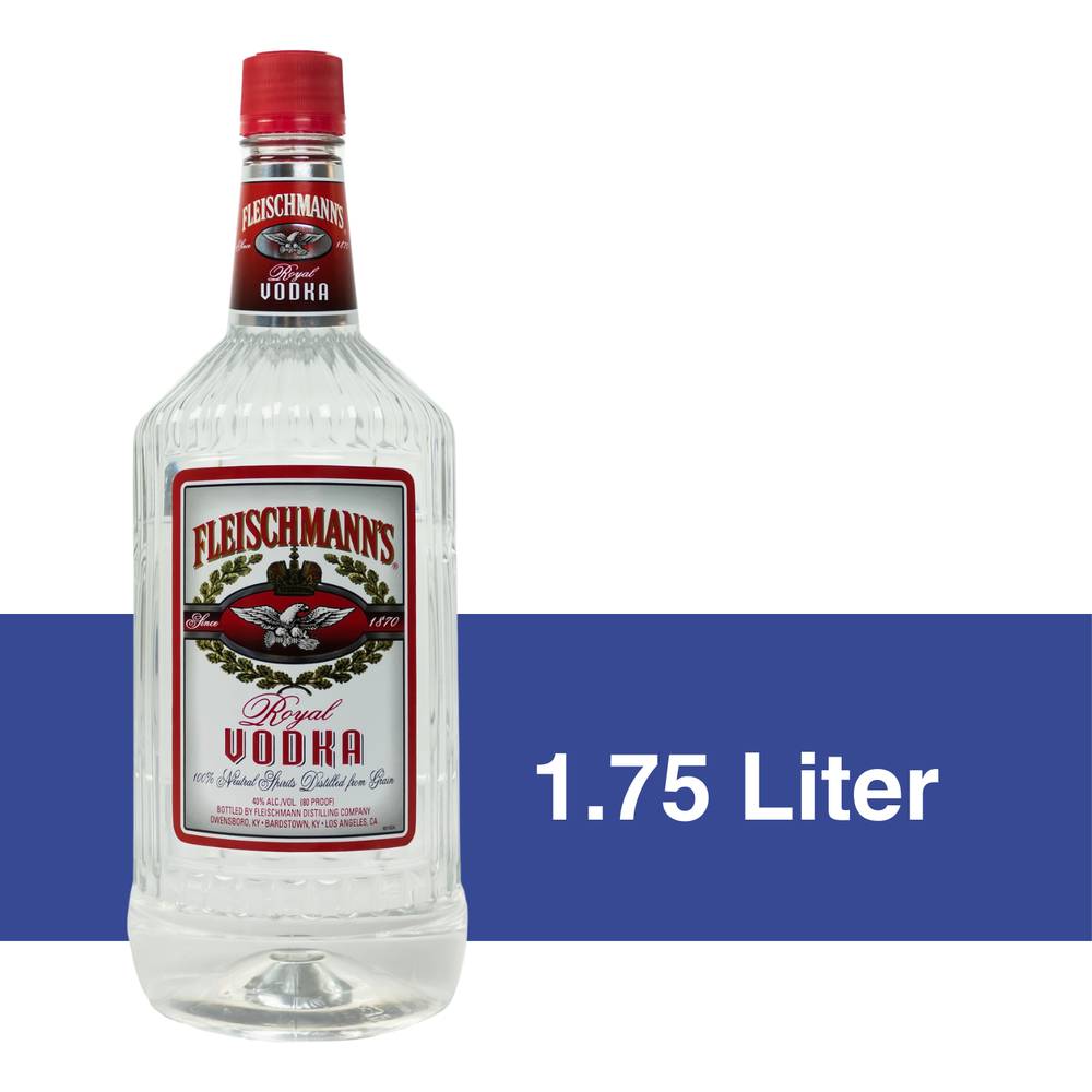 Fleischmann's Royal Vodka Liquor 80 Proof (1.75 L)