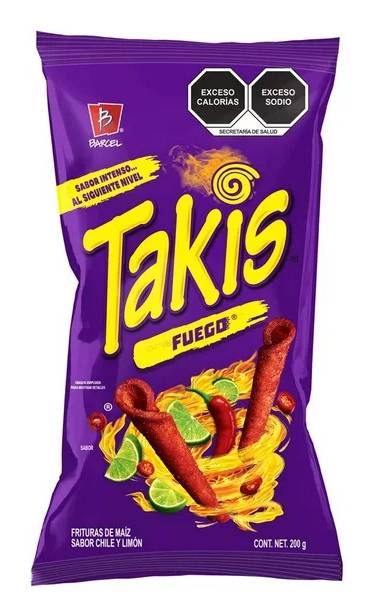 Takis · Frituras de maíz, chile-limón (200 g)