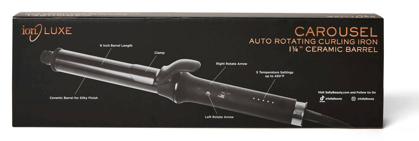 Ion Luxe Carousel Auto Rotating Curling Iron Amazon.com: ion Luxe Carousel Auto Rotating Curling Iron  main image 2