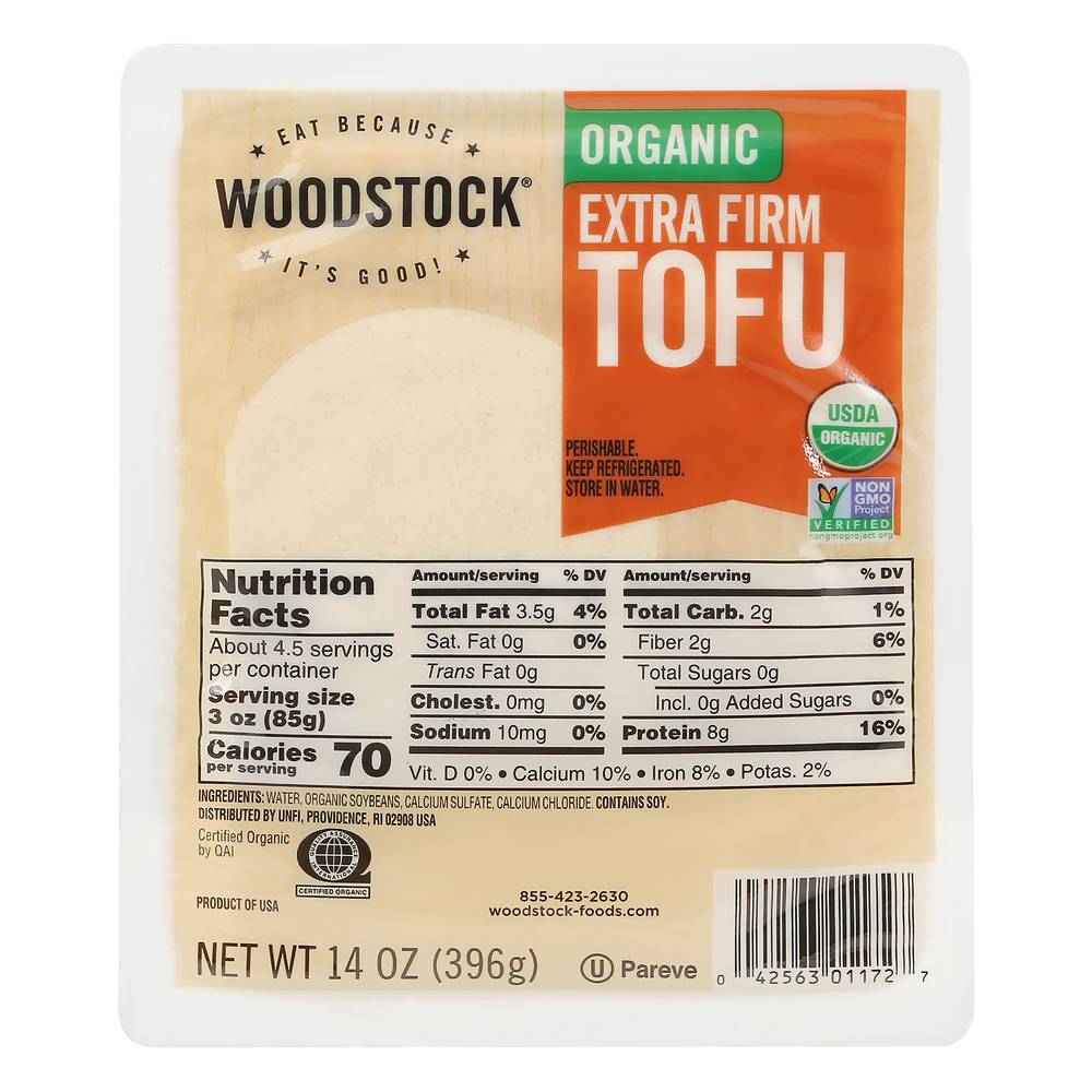 Woodstock Organic Extra Firm Tofu (14 oz)