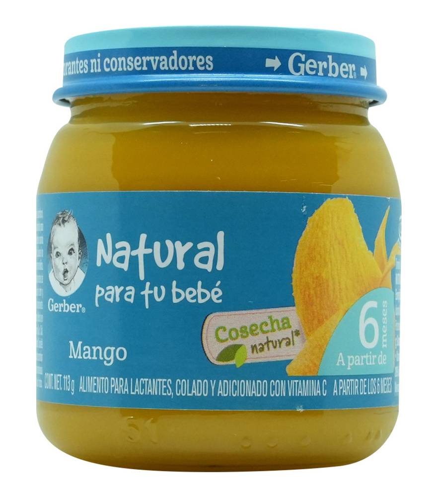 Gerber · Papilla, mango, Etapa 2 (113 g)