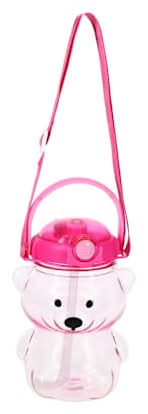 Teddy Bear Bottle 34oz Pink