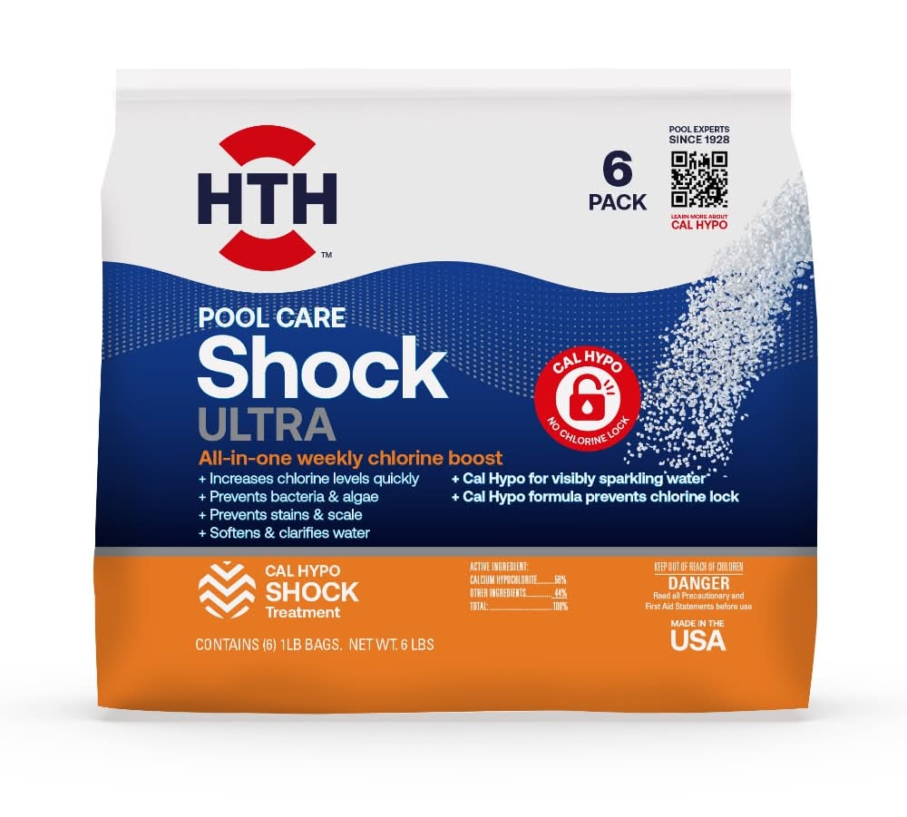 HTH Shock Ultra For Swimming Pool Care (6 pack)