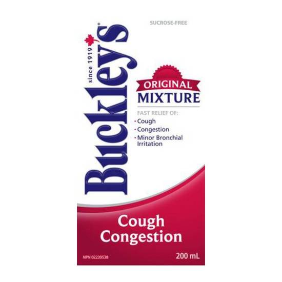 Buckley's Original Mixture Cough Congestion Syrup (200 ml)