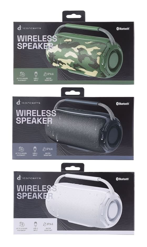 iConcepts Wireless Bluetooth Speaker, 1-ct.