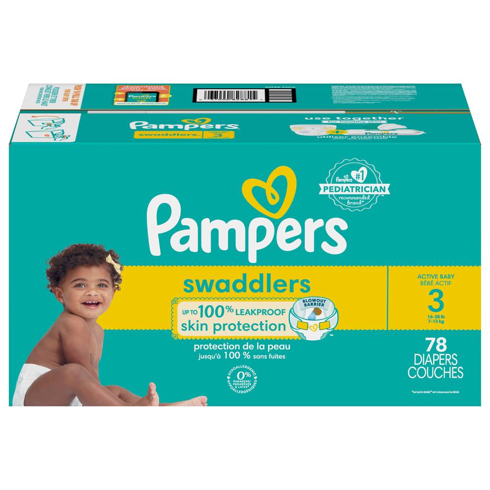 Pampers Swaddlers Active Baby Diapers (78ct)