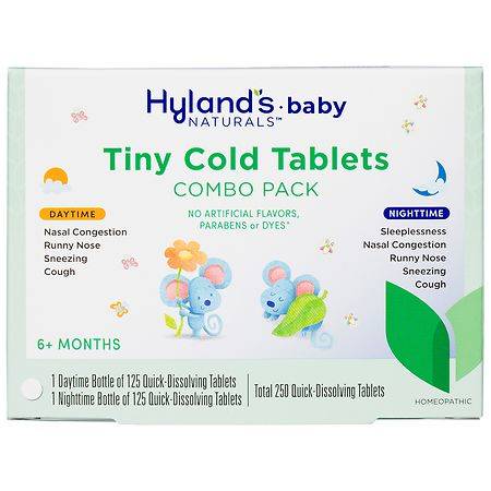 Hyland's Tiny Cold Tablets Combo pack 6+ Years