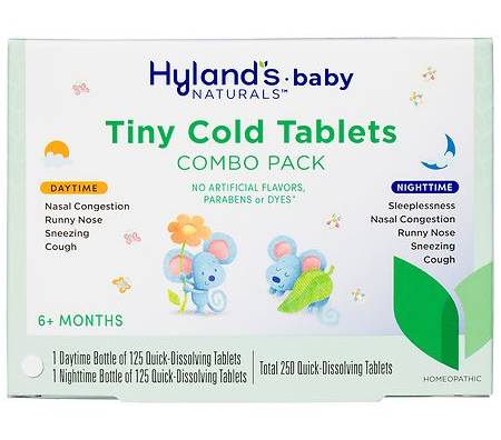 Hyland's Tiny Cold Tablets Combo pack 6+ Years (250 ct)