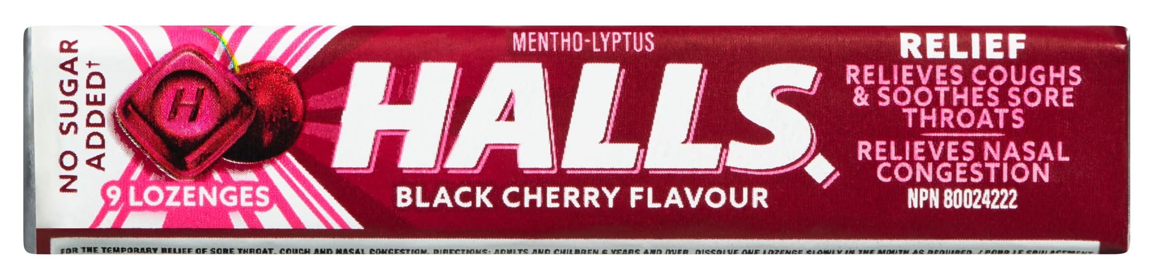 Halls Mento-Lyptus, Black Cherry