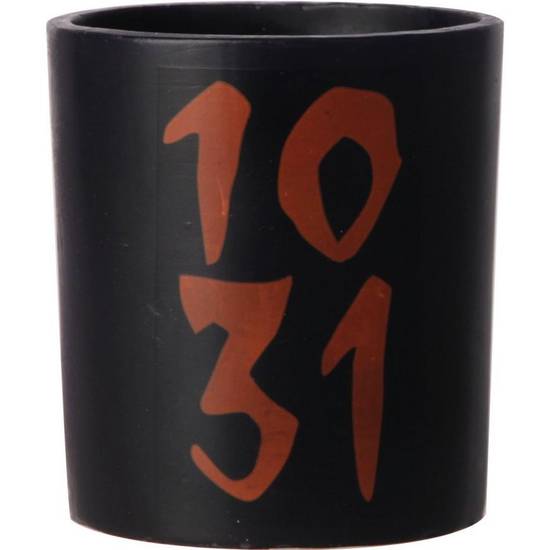 10-31 Halloween Wax Candle, 3.1in x 3.5in