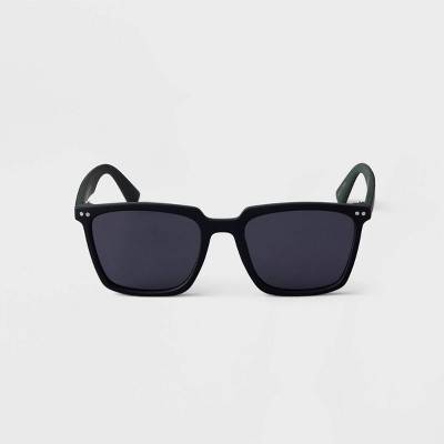 Goodfellow & Co. Men's Two-Tone Angular Surf Sunglasses, Black