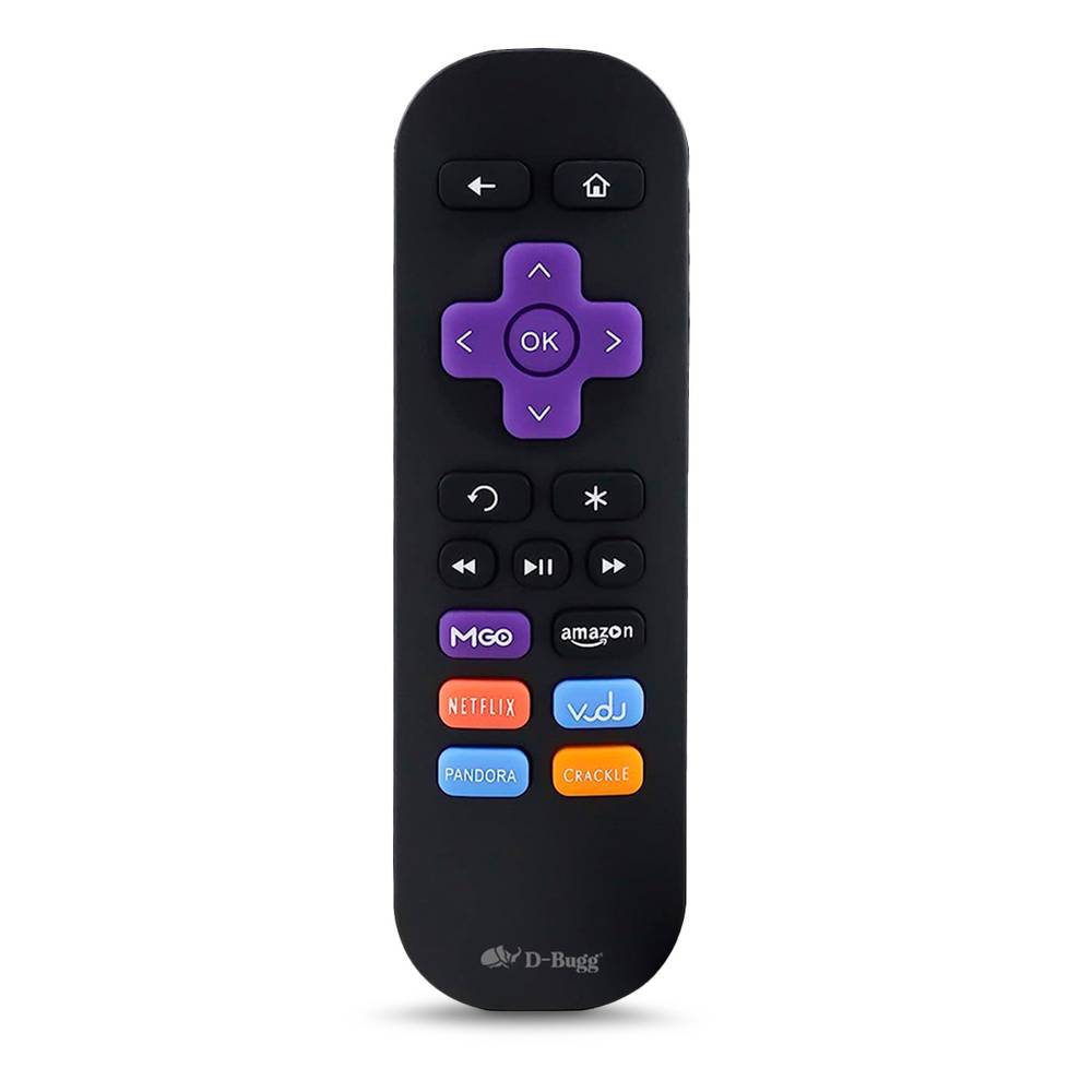 DBugg · Control remoto para roku dbrk01, negro