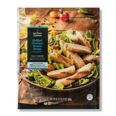 Archer Farms Grilled Frozen Chicken Breast Strips - 20oz - Tm (1.25 lbs)