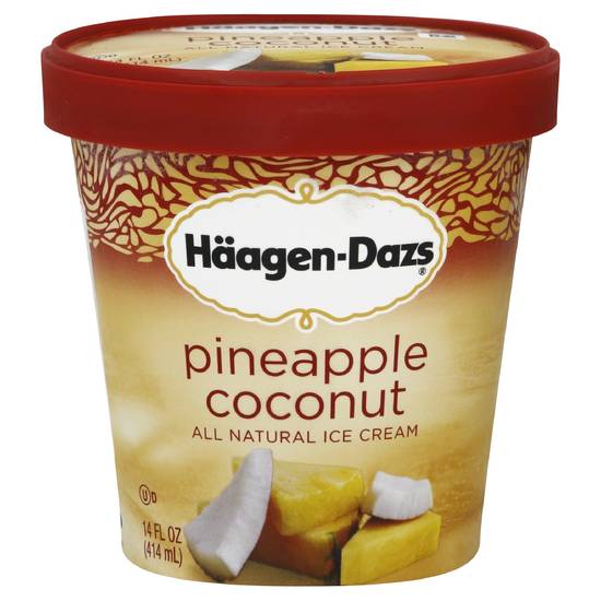 Haagen-Dazs Ice Cream Pineapple Coconut (14 oz)
