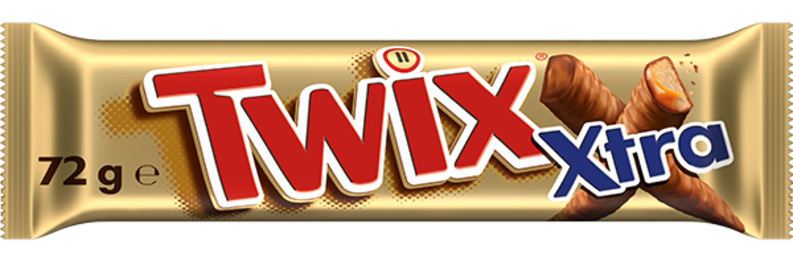 Twix Xtra Milk Chocolate Bar With Caramel & Biscuit Bar (72g)