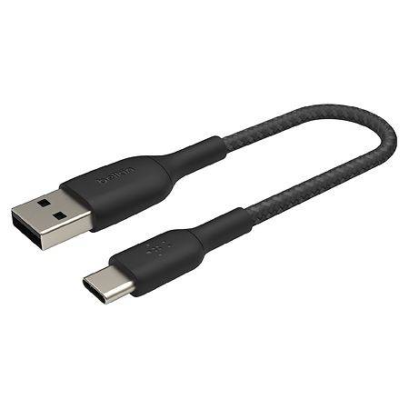 Belkin BOOST CHARGE Braided USB-C to USB-A Cable Black - 1.0 ea