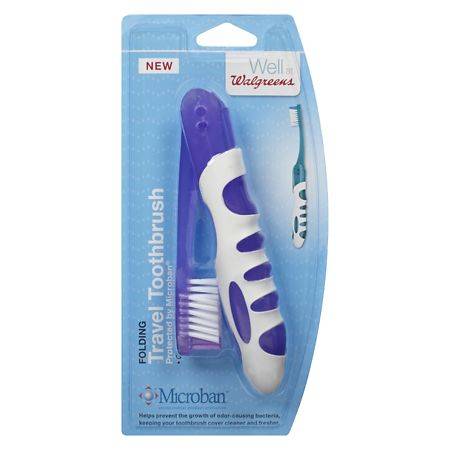 Walgreens Folding Travel Toothbrush