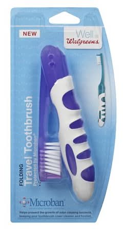 Walgreens Folding Travel Toothbrush